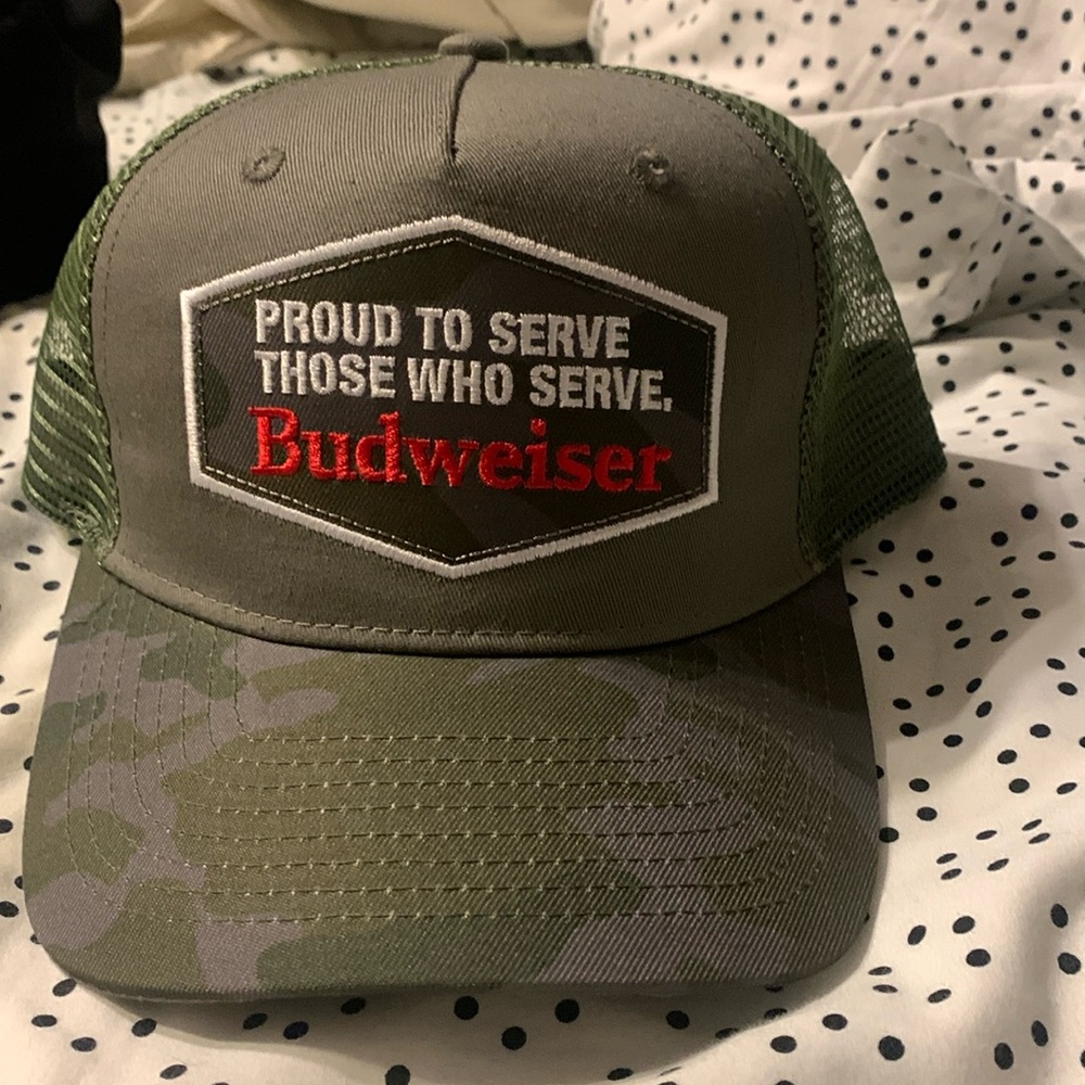 Budweiser Military Hat (Never Worn)